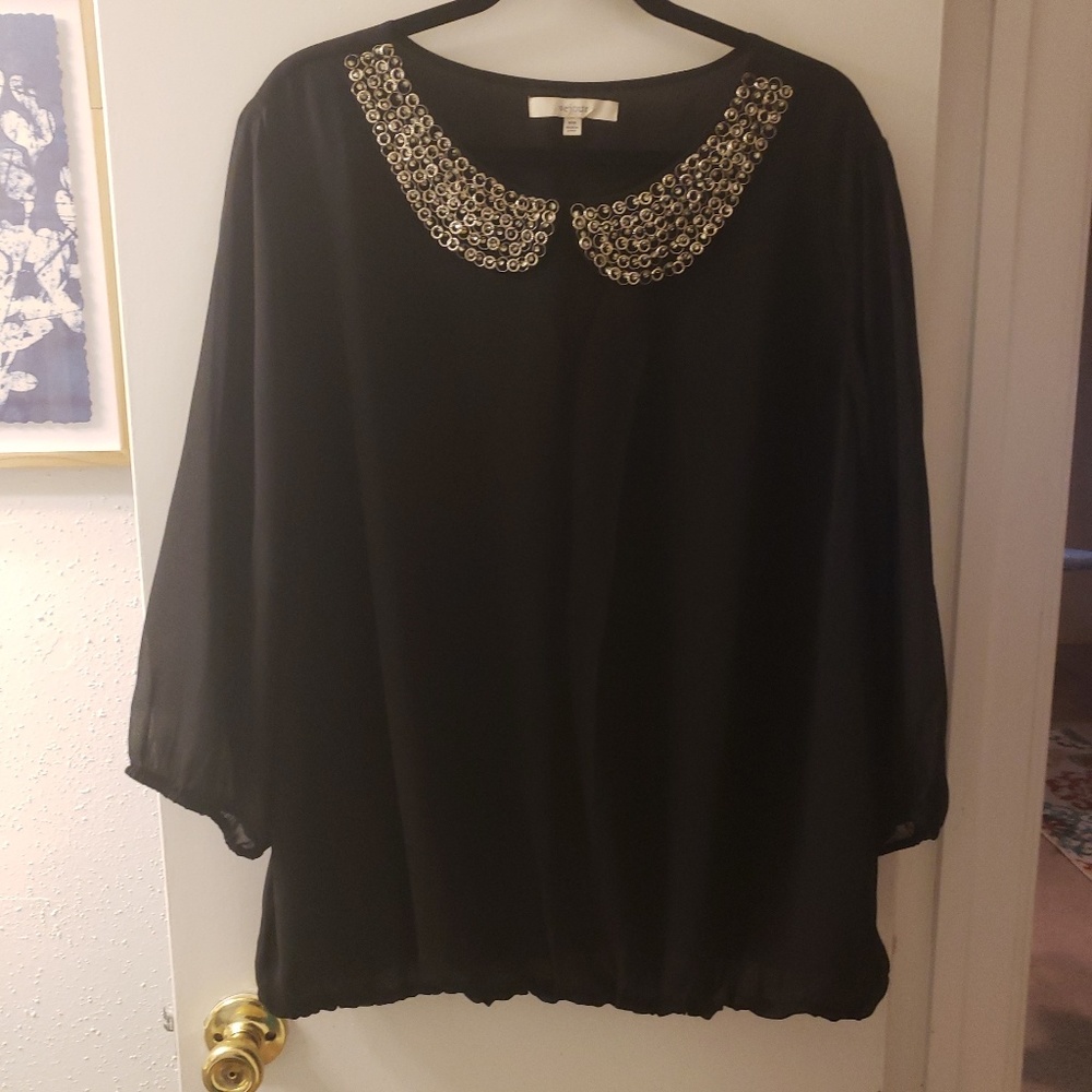 Beautiful Black Sejour Blouse